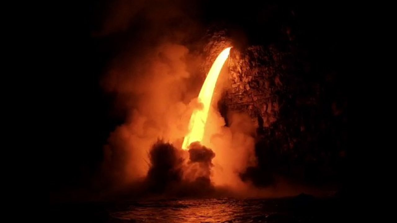 Preview thumbnail for Lava Stream From Kilauea Volcano