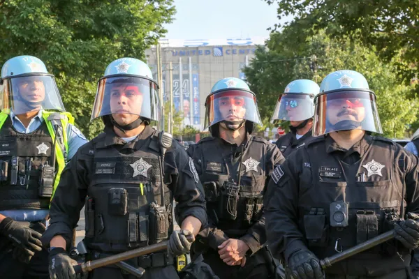 Policemen at the DNC thumbnail