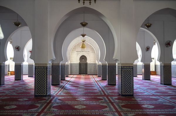 The mosque in the Moulay Ali Cherif Mausoleum in Rissani, Morocco thumbnail