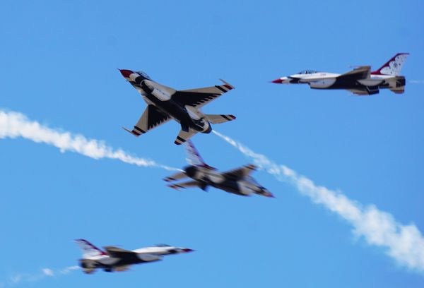 Thunderbirds at McConnell AFB Frontiers in Flight Airshow 2022 thumbnail