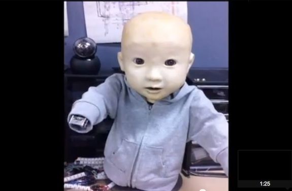 This is Affetto, the creepiest robot baby in the world.