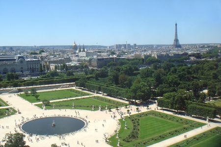 The planned memorial to victims of slavery will be located in the Tuileries Gardens in the center of Paris.