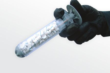 The XStat is designed so that as many as 97 tiny sponges can be injected into open wounds to stop bleeding in seconds.