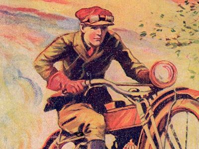 On July 1, 1910, the Library of Congress issued the copyright for the first Tom Swift book, Tom Swift and His Motorcycle.