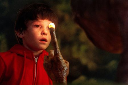E.T., definitely one of the nice aliens. 