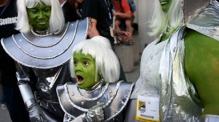 The best place to find "aliens" might be Comic-Con (2008, credit