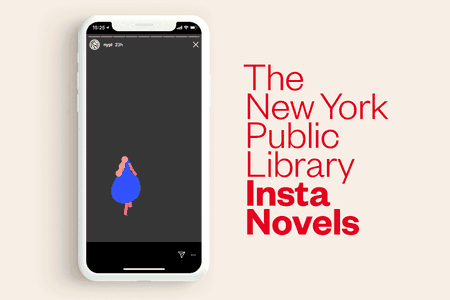The NYPL's Insta Novels are available via Instagram.