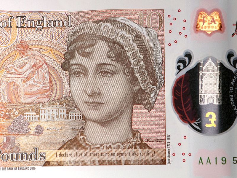 5 Pounds - Elizabeth II (Series E; Elizabeth Fry, paper) - England