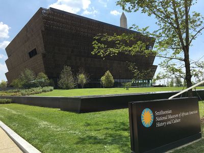 Exterior of the Smithsonian National Museum of African American History and Culture