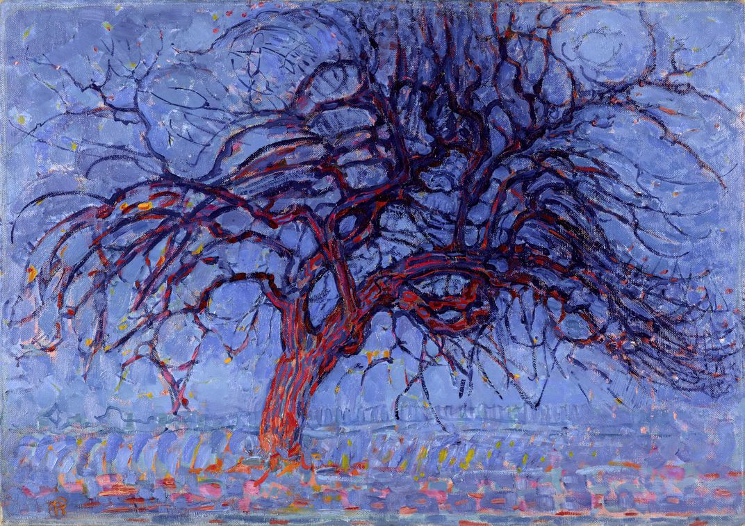 Piet Mondrian's "Evening: The Red Tree"