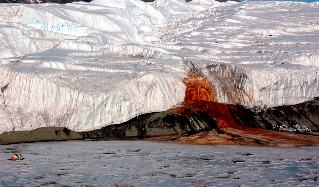 Blood Falls in Antarctica