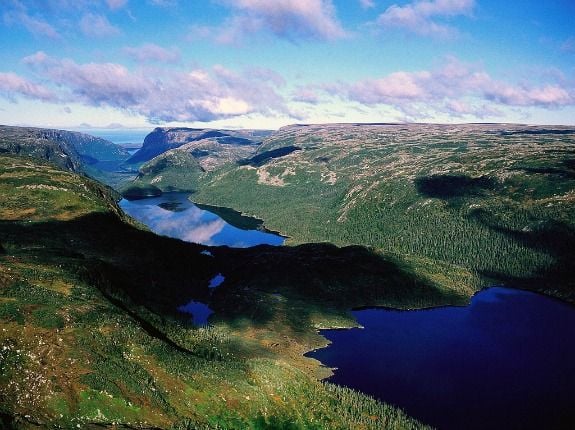 From the heights of Gros Morne National Park