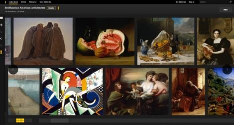 As part of the Google Art Project, you can now virtually wander the halls of the American Art Museum and see remarkably detailed reproductions of hundreds of works
