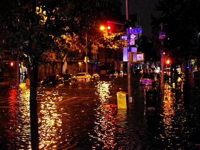 Flooding in Manhattan