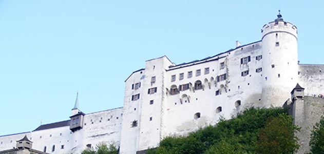 Fortresses, castles and historic attractions in Salzburg