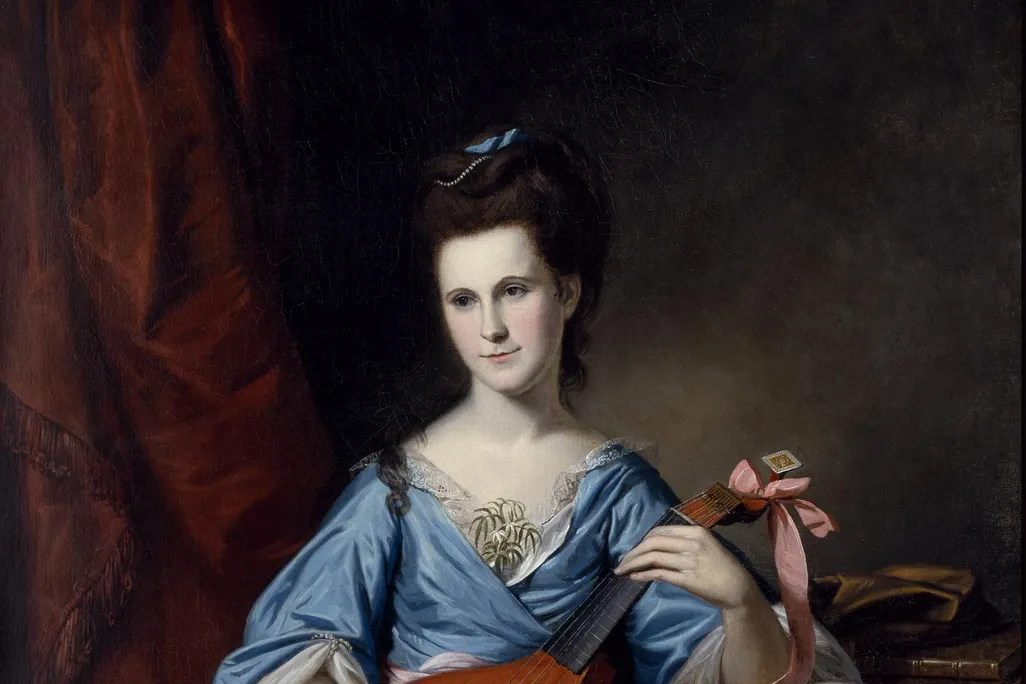 Julia Stockton Rush was painted by Charles Willson Peale.