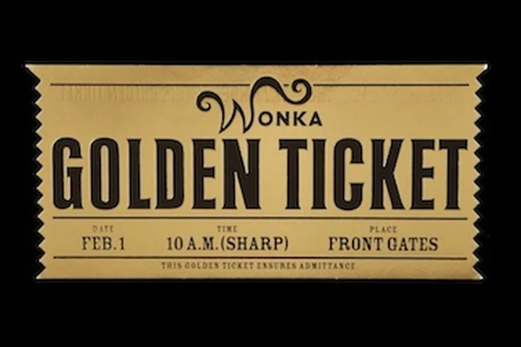 A golden ticket