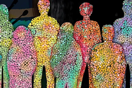 A vast mosaic of cells, some that are identical and some that are slightly different, make up the human body.