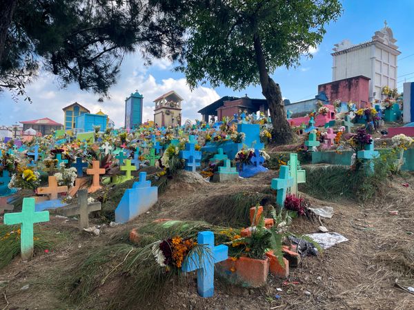 The colorful cemetery of Chichicastenango, Guatelmala thumbnail