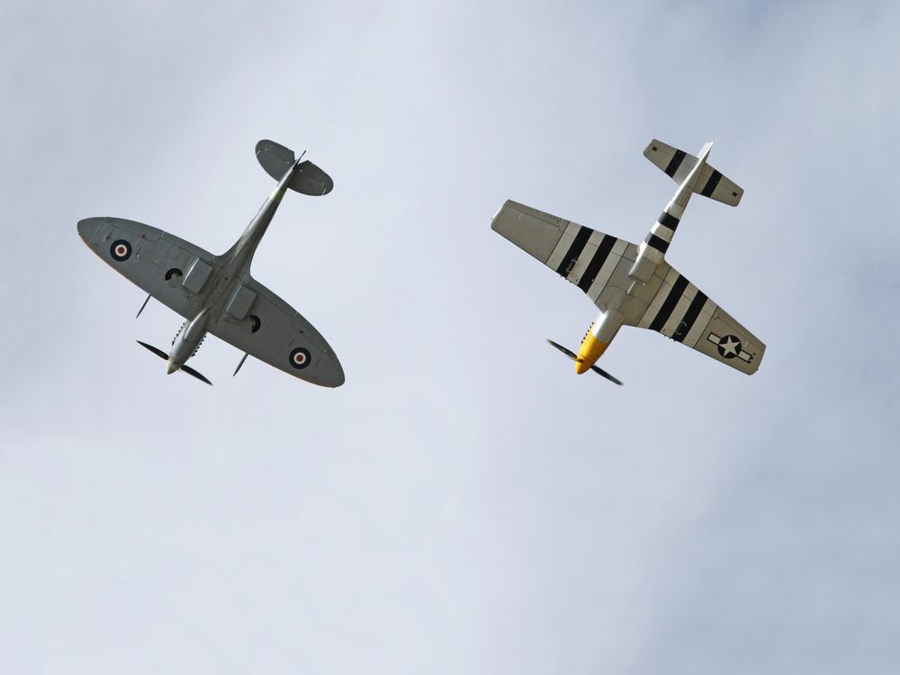 Supermarine Spitfire and North American P-51