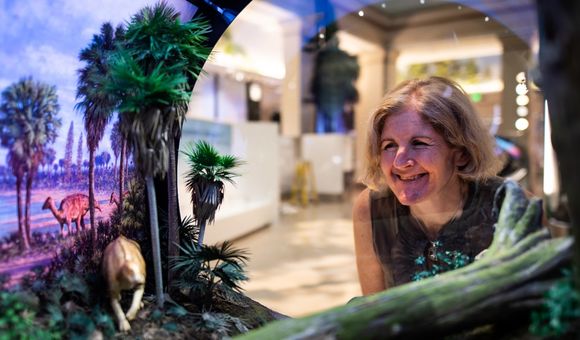 Siobhan Starrs joined the “David H. Koch Hall of Fossils – Deep Time” team in 2009. She spent a decade working on the exhibit, which opened on June 8. (Smithsonian Institution)