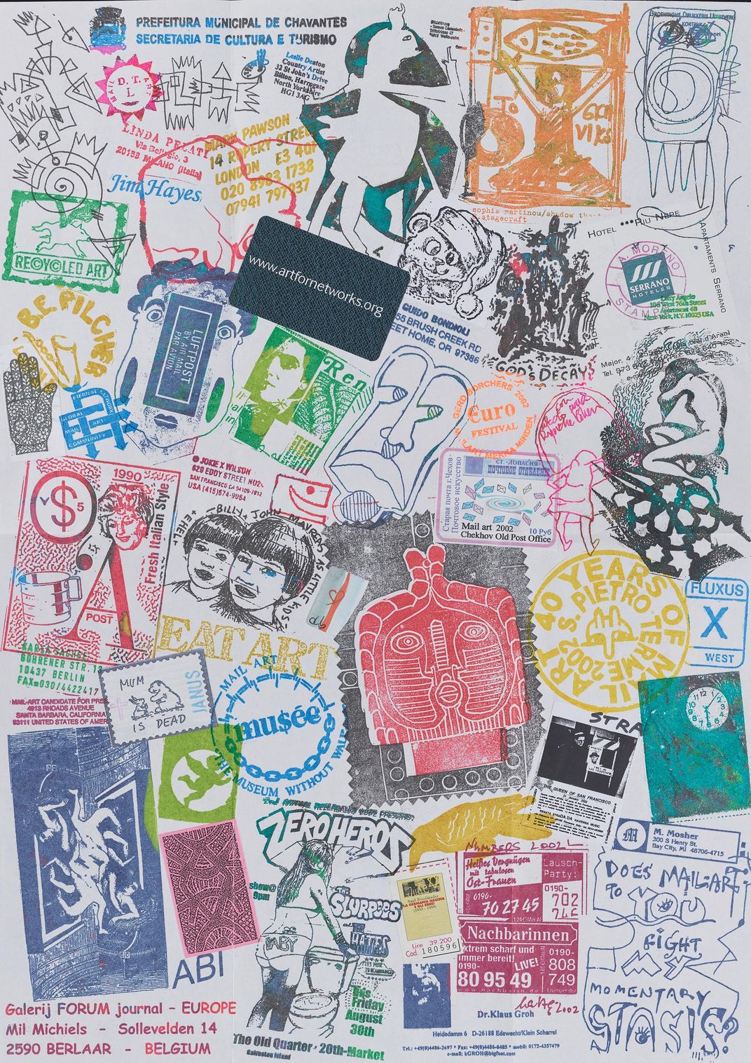 Collaborative “Mail Art” Puts the Post in Postmodernism