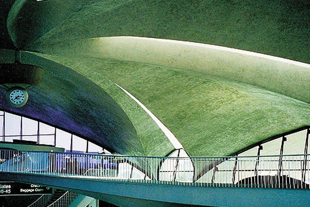 The TWA terminal was the architectural high point at Kennedy airport — and dream city for young aircrew.
