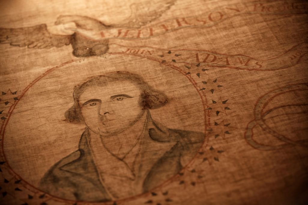 Thomas Jefferson victory banner