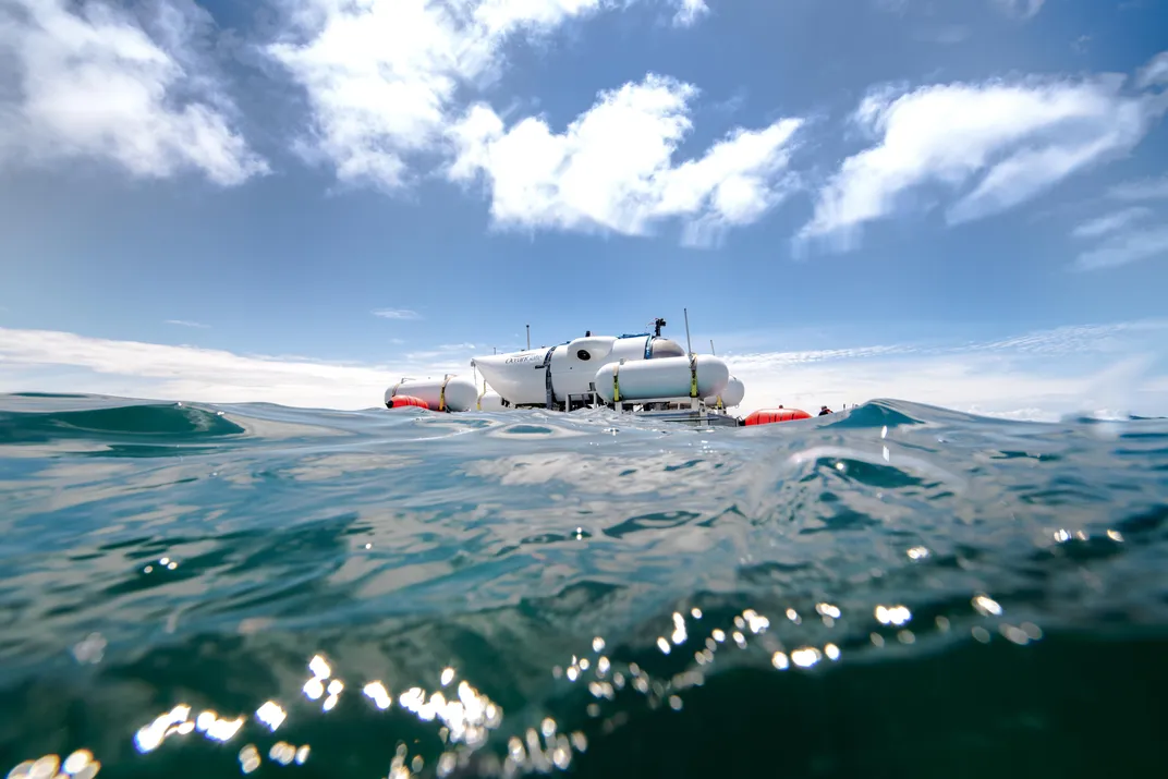 Titan's launch platform is submerged