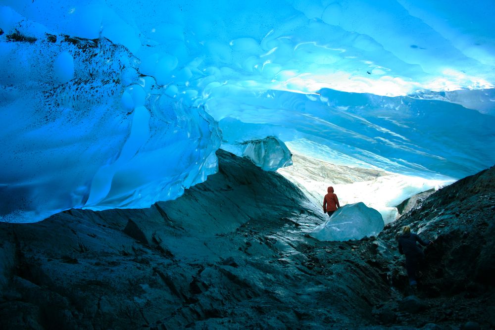 Mendenhall Glacier, Tongass National Forest, Alaska, USA