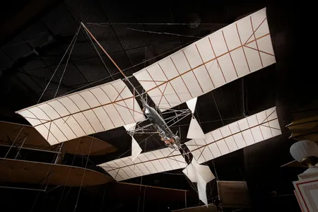 In 1891, Samuel P. Langley began experiments with large, tandem-winged models powered by small steam and gasoline engines that he called aerodromes. After several failures with designs that were too fragile and under-powered to sustain themselves, Langley had his first genuine success on May 6, 1896.