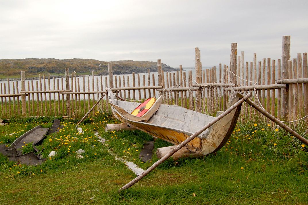 Reconstruction of Viking boat at the L'Anse aux Meadows settlement