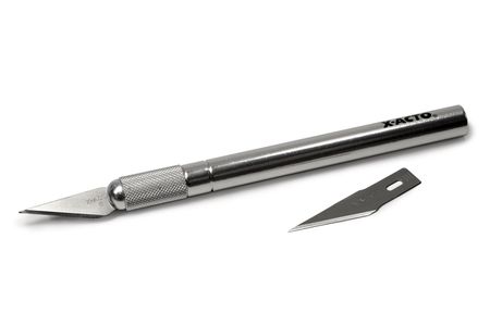 An X-Acto Knife with size 2 blade. 