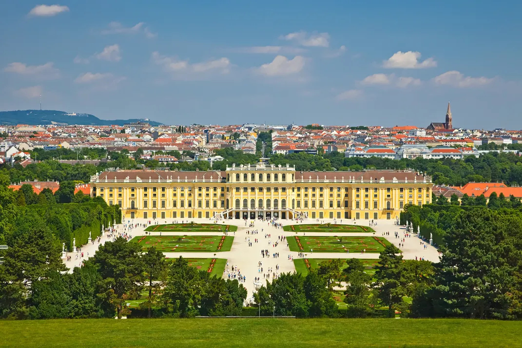 Schönbrunn Palace outside Vienna