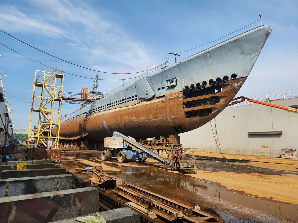 This World War II Submarine Noted for Sinking Enemy Ships Just Journeyed Across Lake Michigan for a Multimillion-Dollar Makeover