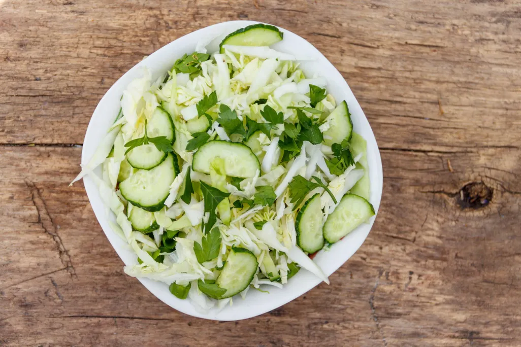 Spring vegan salad