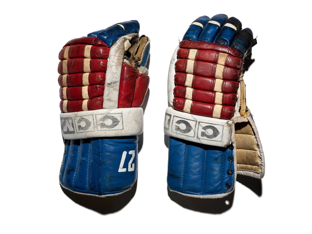 Phil Verchota’s “Miracle on Ice” gloves, 1980