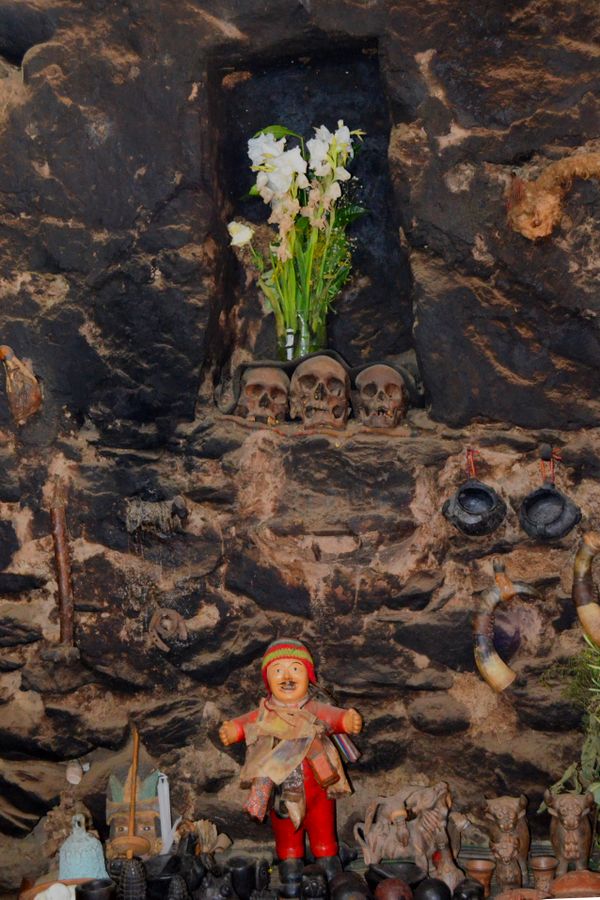 Skulls on Peru Home Altar thumbnail