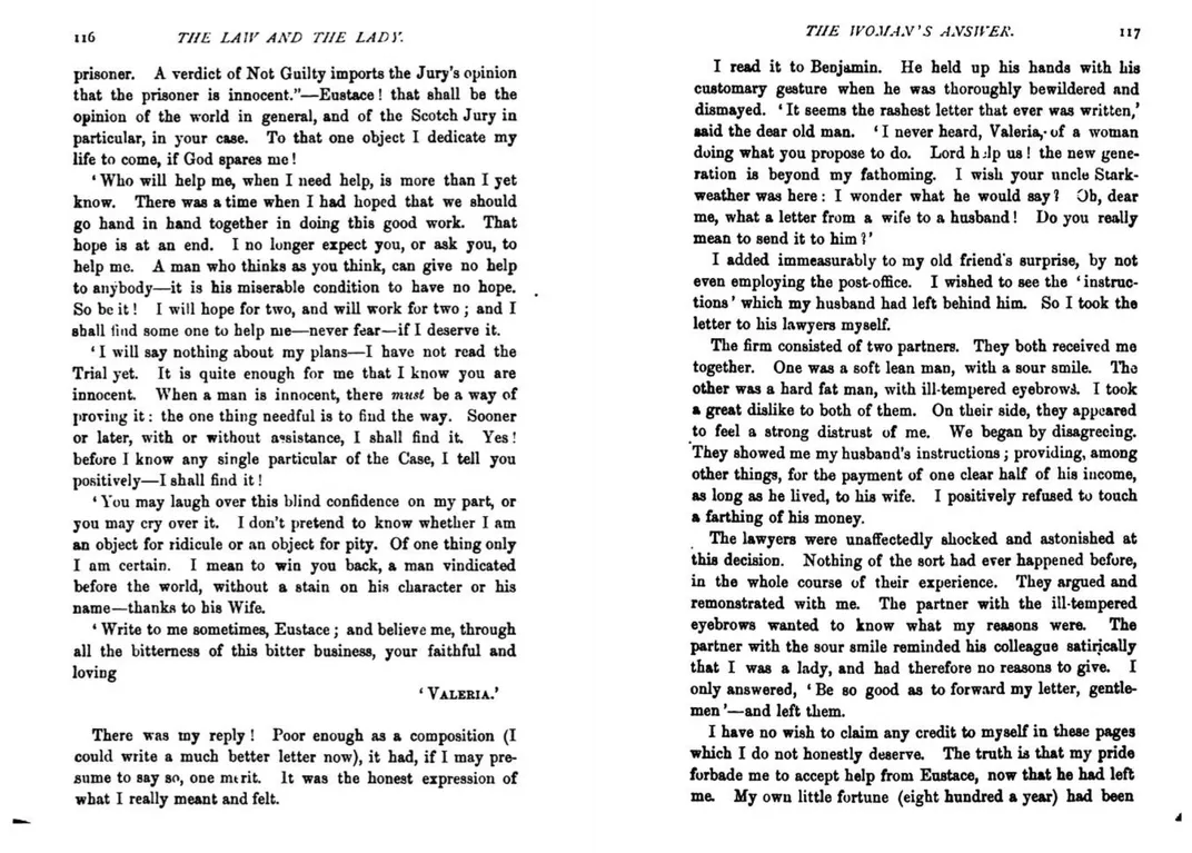 Pages from The Law and the Lady​​​​​​​