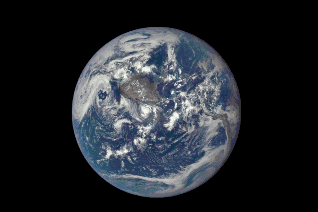 Moon Earth GIF