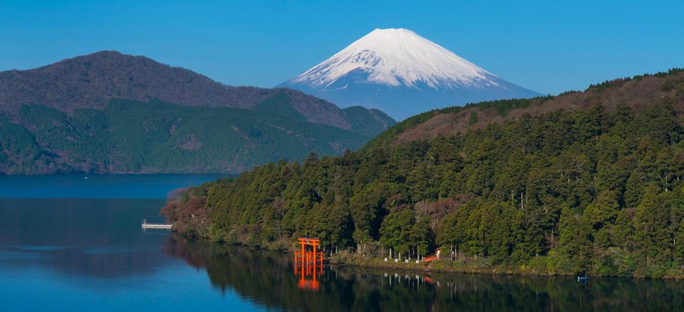 富士山和阿西湖