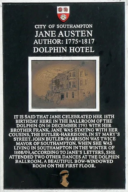 Dolphin Hotel sign