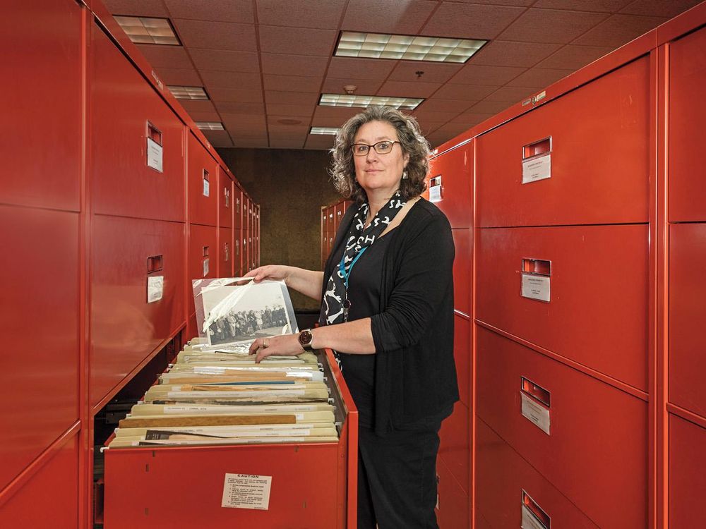 Archivist Patti Williams