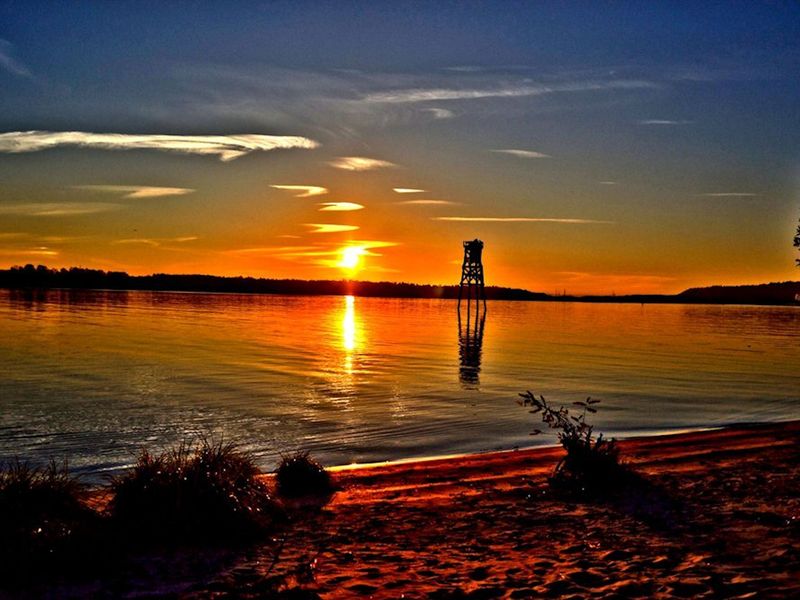 Sunset on Cottonwood Beach on the Columbia River, in Washougal
