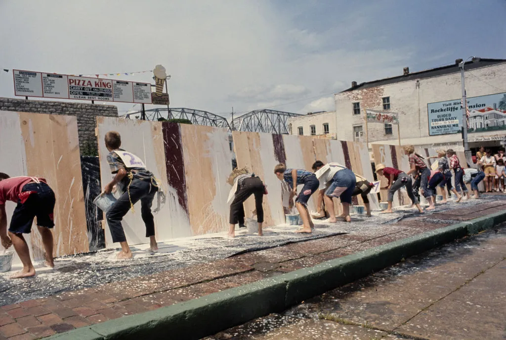 Fence Painting Contest in Missouri in 1969