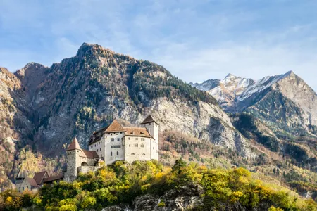 Gutenberg Castle in Balzers, Liechtenstein.