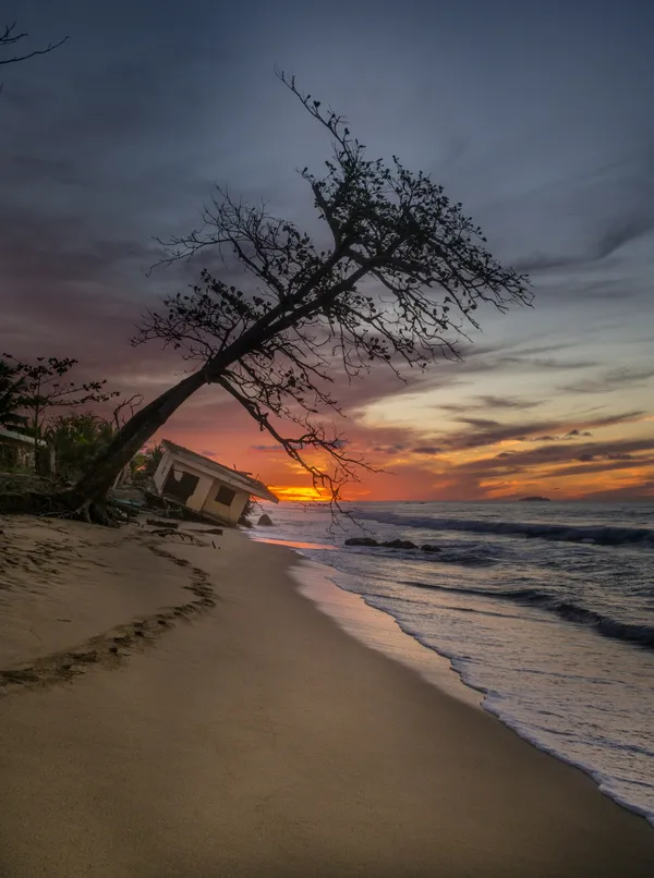 Beach in Puerto Rico after Hurricane Maria thumbnail