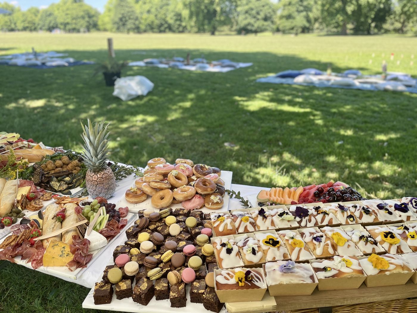 Picnic Grazing Table with picnic in background_credit The Luxury Picnic Company.jpg