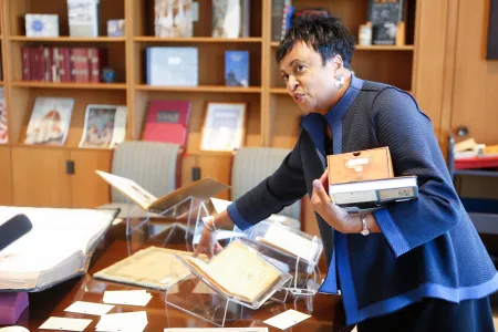 Librarian of Congress Carla Hayden still loves card catalogs.