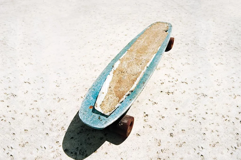 Tony Hawk's first skateboard